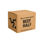 Bella Park Meats half beef box — minimum 80kg of vacuum-packed beef