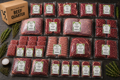 Quarter beef cuts from Bella Park Meats, Toowoomba