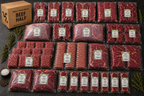 Half beef cuts display from Bella Park Meats, Toowoomba