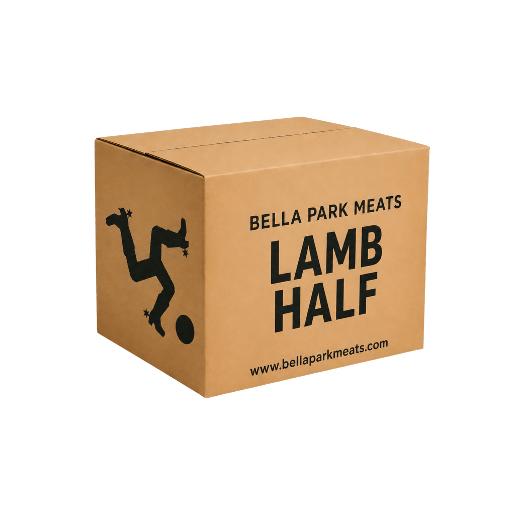 Bella Park Meats half lamb box — minimum 10kg of vacuum-packed lamb